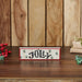 Jolly Snowflake Block Sign 3x10