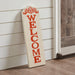 Welcome MDF Wall Sign Harvest Color 18x6