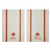 Harvest Blessings Pumpkin Tea Towel Set of 2 19x28