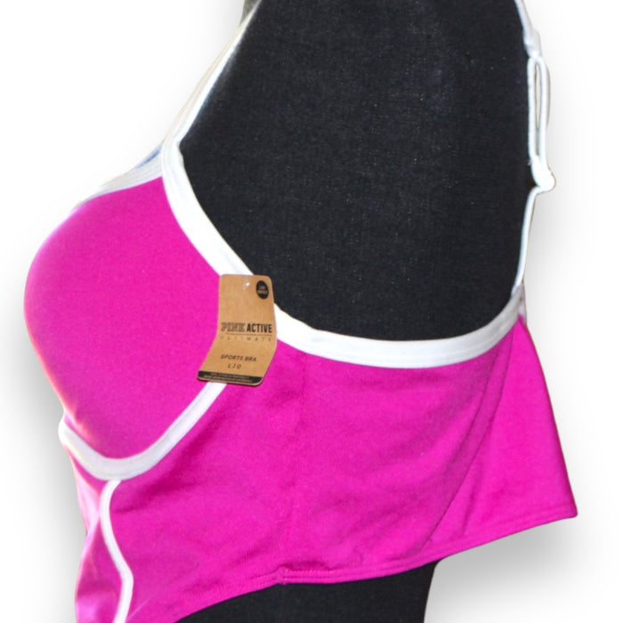 Victoria’s Secret’s Pink Active Ultimate Push-Up Sports Bra Large