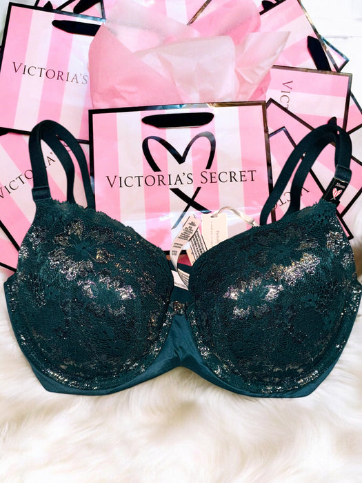 Victoria Secret Body by Victoria lined Demi Bra 32 DDD