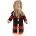 Buffalo Check Santa Doll