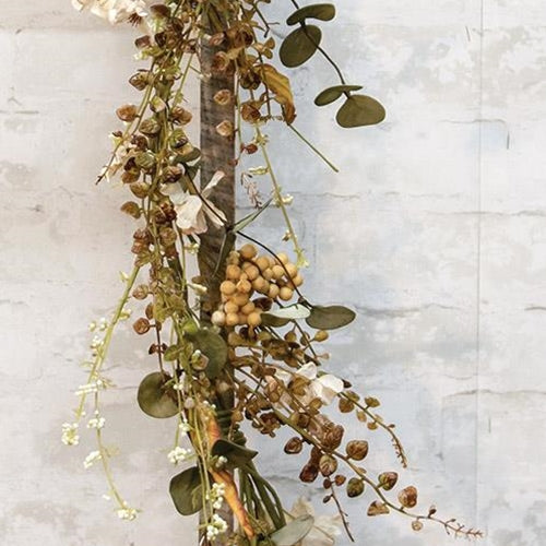 Mixed Cream Fall Floral Garland