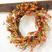 Barnyard Bittersweet & Pumpkins Wreath 22"