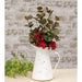 Red Flower & Eucalyptus Bush 18"L