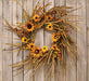 Grassy Sunflower Wreath