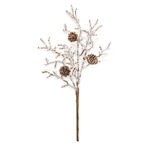 Frozen Twigs & Pine Pick 14"