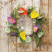 Mixed Poppy & Silver Dollar Wreath