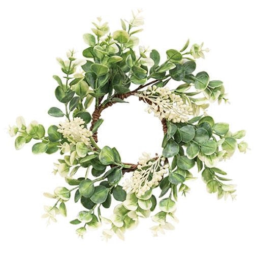 Seeded Baby Eucalyptus Wreath 10"