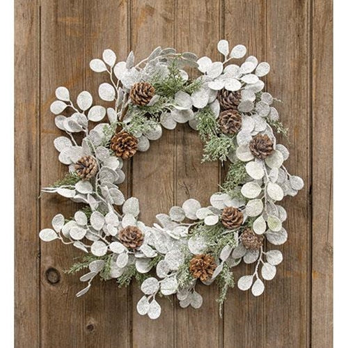 Silver Dollar Shine Wreath