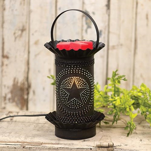 Kettle Black Mini Tart Warmer w/Punched Stars