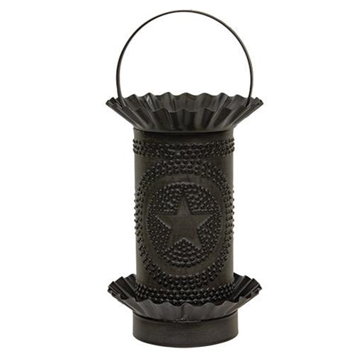 Kettle Black Mini Tart Warmer w/Punched Stars