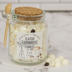 Cafe Latte Soy Gumdrop Melts Jar w/Spoon