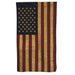 Embroidered Nylon Teastained American Porch Flag