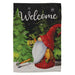 Welcome Lumberjack Gnome Garden Flag