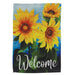 Sunflowers Welcome Garden Flag