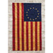 Tea-Stained Nylon Betsy Ross Flag 60x36