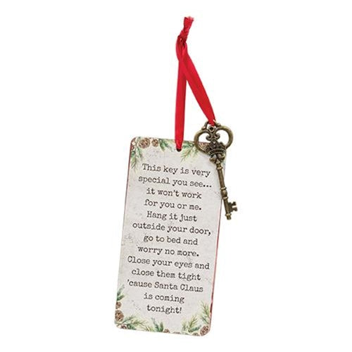 Santa's Magic Key 2-Sided Ornament