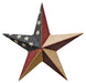 Burlap Americana Star 12"