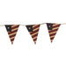 Burlap Pennant Flag Garland 6'