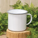 Gray Rim Enamelware Mug