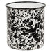 Black Splatter Enamelware Utensil Holder