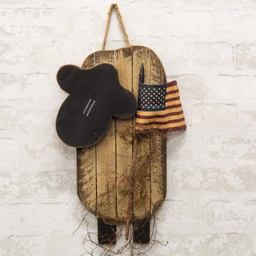 Hanging Lath Americana Sheep 16"