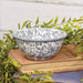 Gray Splatter Enamelware Cereal Bowl