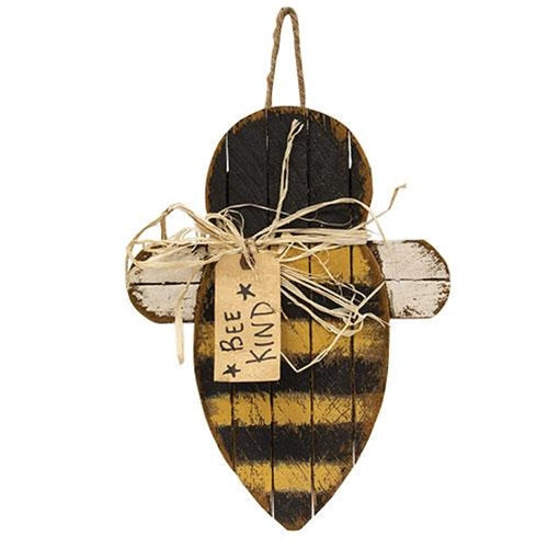 Hanging Lath "Bee Kind" Bee