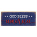 God Bless America Long Shelf Sitter Block