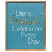 Life Is Beautiful Framed Cutout Wall Art