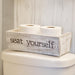 Hello Sweet Cheeks/Seat Yourself Reversible Toiletries Box