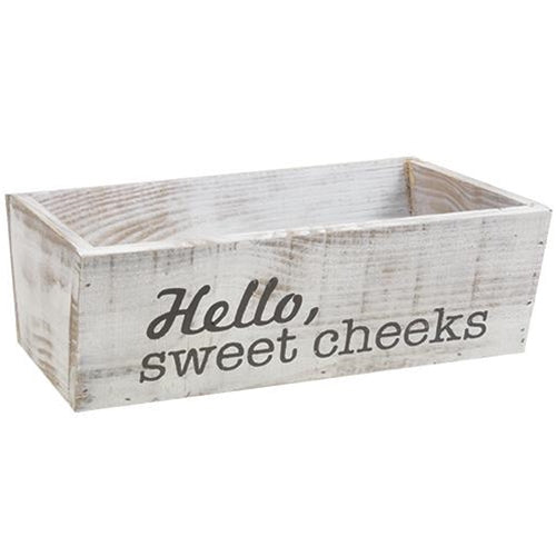 Hello Sweet Cheeks/Seat Yourself Reversible Toiletries Box