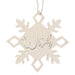 2/Set Snow & Wish Snowflake Ornaments