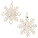 2/Set Snow & Wish Snowflake Ornaments