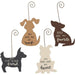 4/Set My Dog is My Favorite Wooden Ornaments