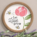 Let Love Grow Circle Frame