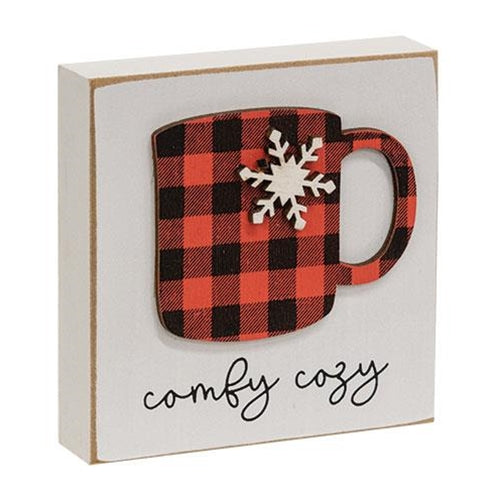 Comfy Cozy Plaid Cup Block