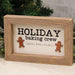 Holiday Baking Crew Dimensional Framed Sign