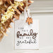 We Are Grateful Cutting Board Sign Ornament