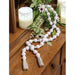 Light Blue & White Bead Garland