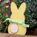 Yellow Peep Bunny Sitter w/Easter Egg Ribbon