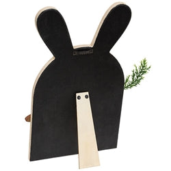 Wooden Layered Bunny w/Carrot Easel