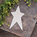 Unfinished Wooden Primitive Star 6"