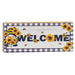 Welcome Gnome & Sunflowers Long Shelf Sitter Block