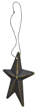 Whimsy Hanging Star Black