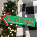 Elf Express Metal Hanging Sign