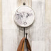 Wooden Farmhouse Cow Wall Hook