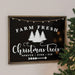 Farm Fresh Christmas Trees Black & White Wood Sign