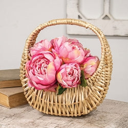 Wicker Flower Basket